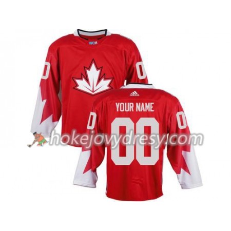 Pánské Hokejový Dres Kanada Personalizované Světový pohár v ledním hokeji 2016 Červená